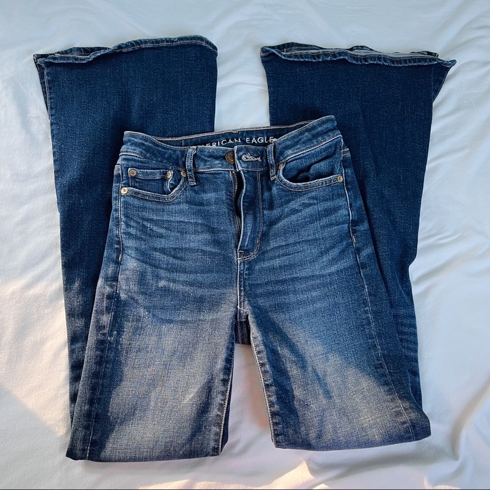 american eagle flare jean